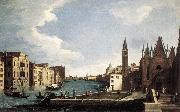 CANAL, Bernardo The Grand Canal with the Church of La Carita ff Spain oil painting artist